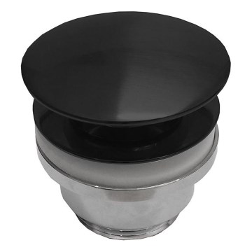 BATH DELUXE 33-004-05-02-04 - Umyvadlová výpusť RODBY pr. 6,6 cm černá
